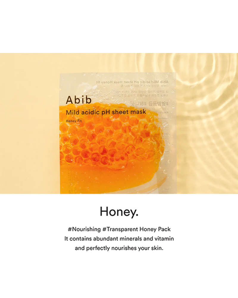 Abib Mild Acidic pH Sheet Mask #Honey Fit - Image 3