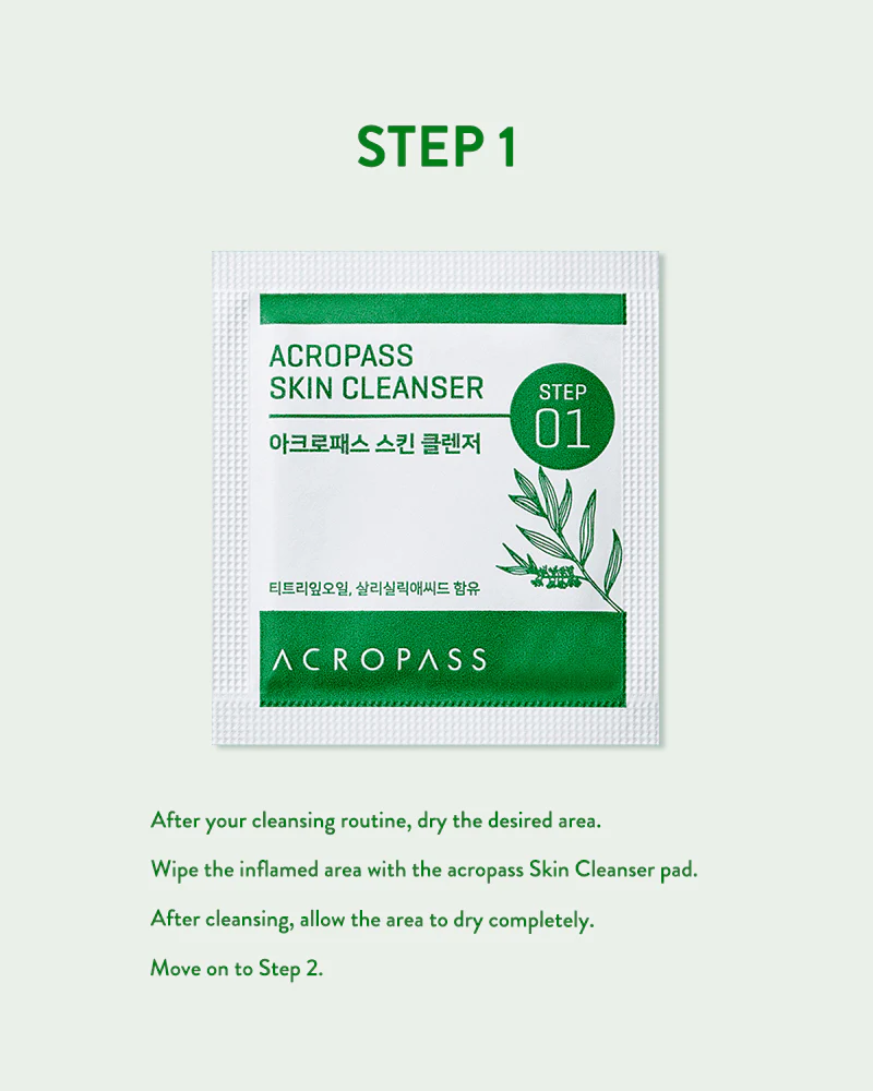 ACROPASS Trouble Cure (6 Skin Cleanser 6 Microdart Patches) - Image 9