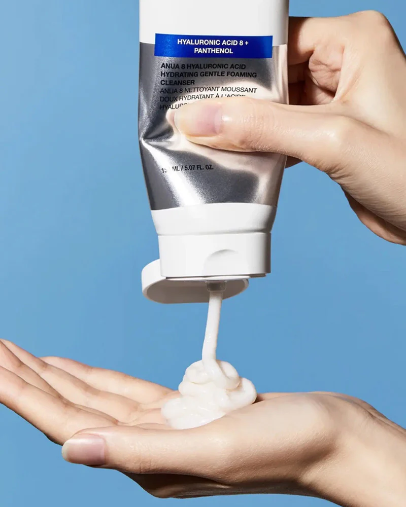 Anua 8 Hyaluronic Acid Hydrating Gentle Foaming Cleanser - Image 5