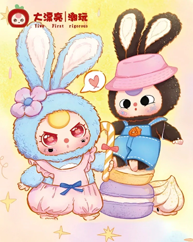 Baby Three Macaron Cute Bunny