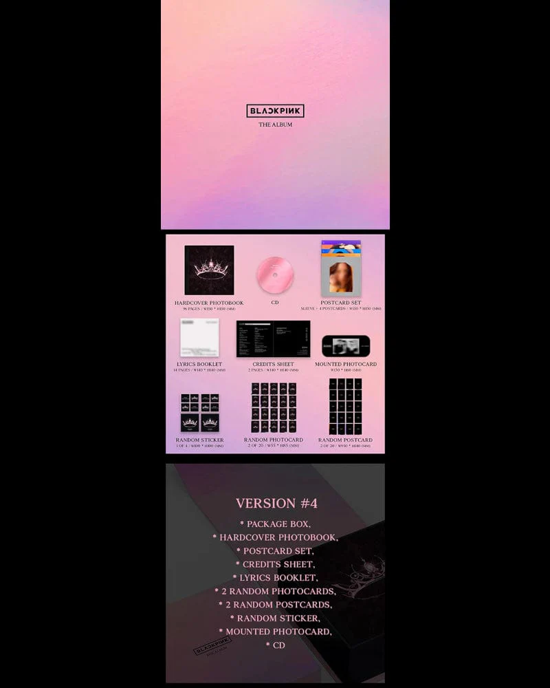 BLACKPINK - 1ST FULL ALBUM [THE ALBUM] (4 Versions) - Image 5