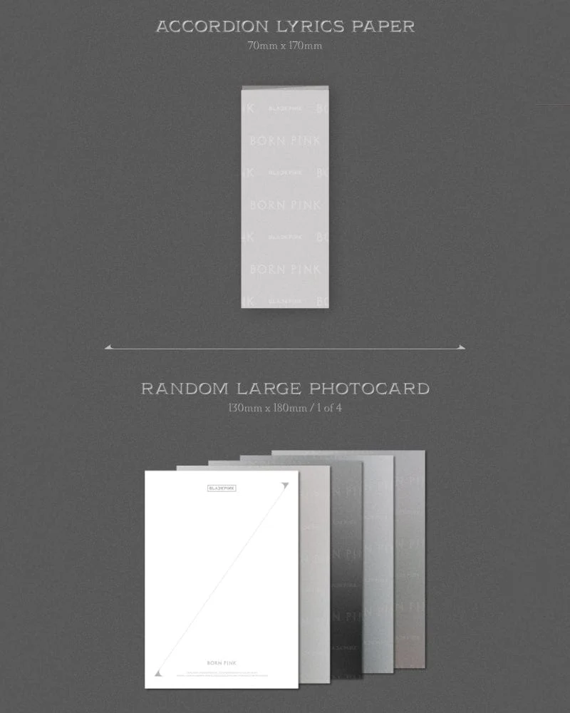 BLACKPINK - BORN PINK (2nd Album) [BOX SET Ver.] (Grey Ver.) - Image 4