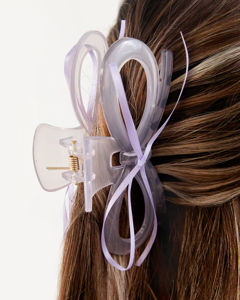 Bow Tie Accent Hair Clip - Image 6