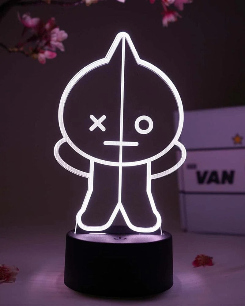 BT21 VAN LED Otaku Lamp - Image 4