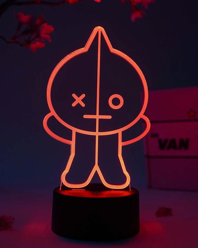 BT21 VAN LED Otaku Lamp - Image 5