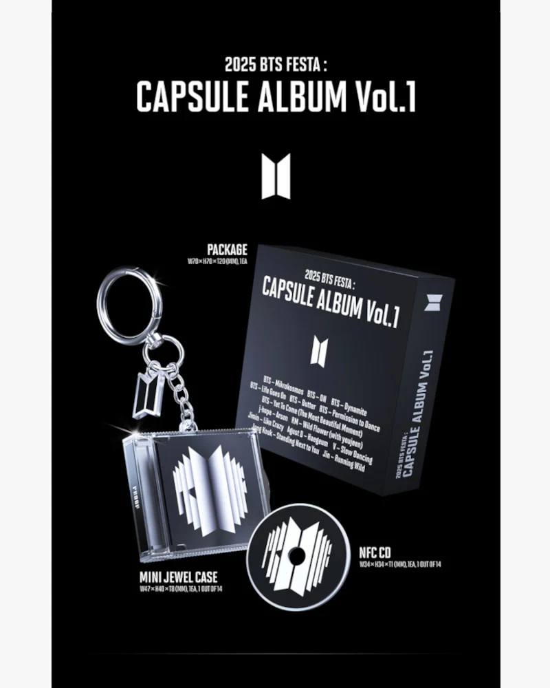 BTS - 2025 BTS FESTA : CAPSULE ALBUM Vol.1 (14 TYPES Random) - Image 2