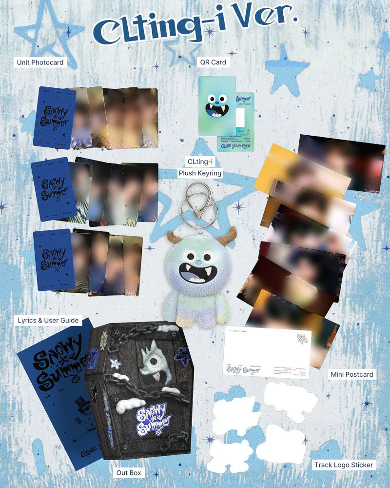 CLOSE YOUR EYES - 2nd mini album [Snowy Summer] (CLting-i Ver.) (POCAALBUM) - Image 2
