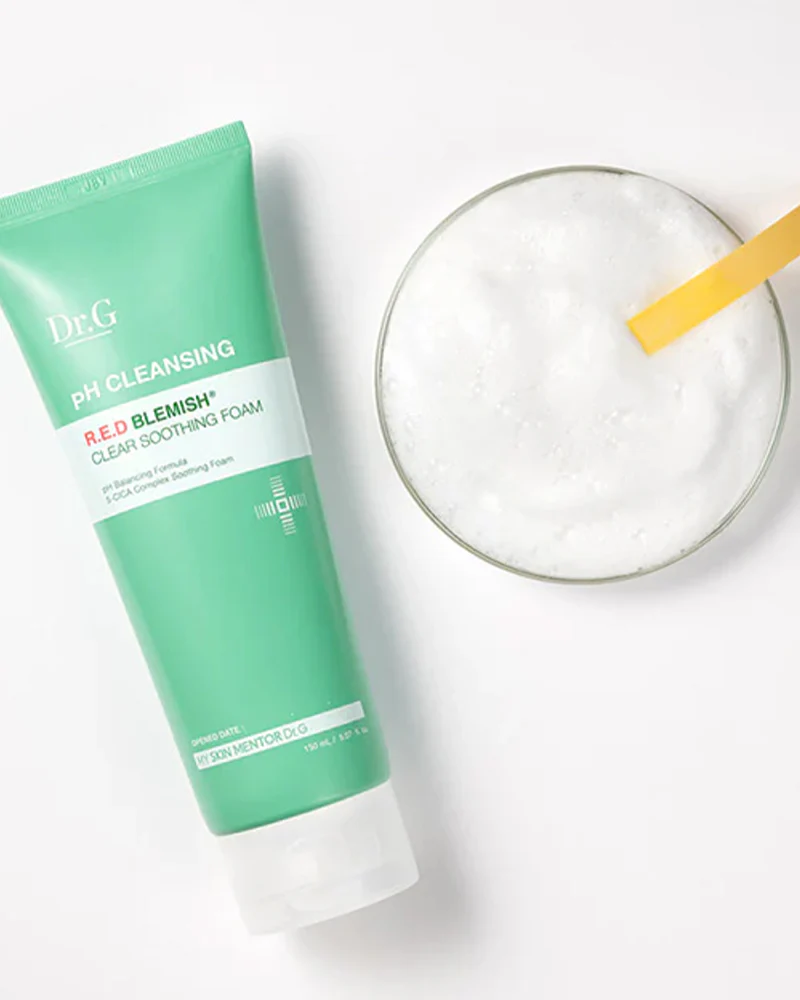 Dr.G pH Cleansing R.E.D Blemish Clear Soothing Foam - Image 4
