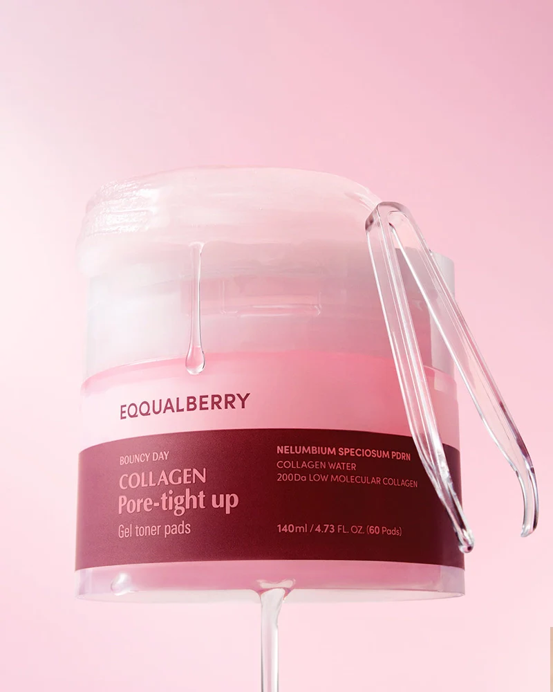 EQQUALBERRY Collagen Pore Tight Up Gel Toner Pads - Image 3