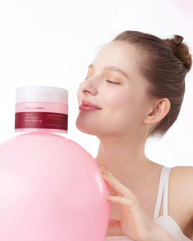 EQQUALBERRY Collagen Pore Tight Up Gel Toner Pads - Image 5