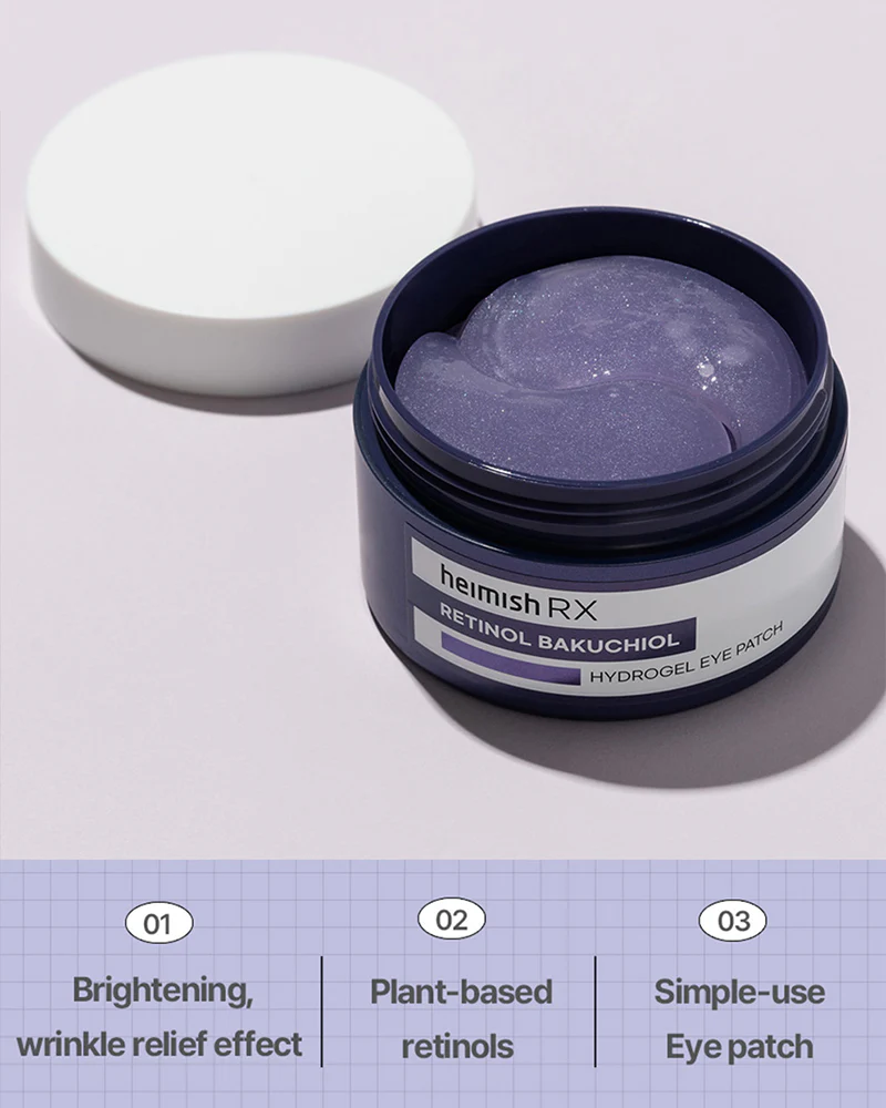 heimish RX Retinol Bakuchiol Hydrogel Eye Patch - Image 4