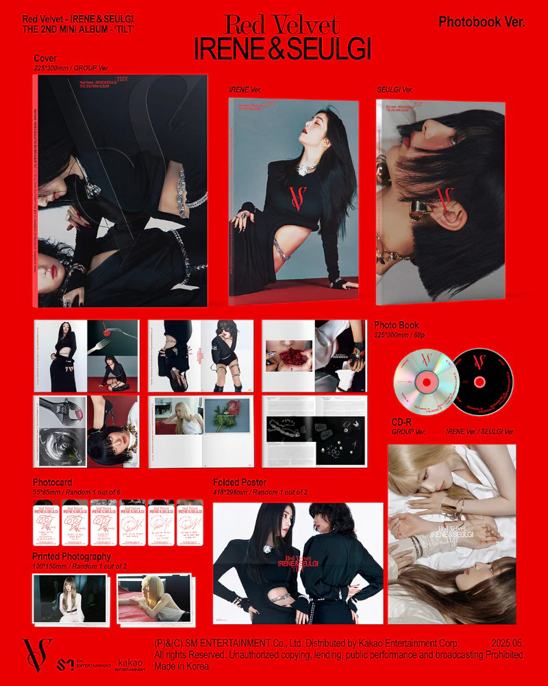 Irene&Seulgi (Red Velvet) - 2nd mini album [TILT] (Photo Book Ver.) (3 Versions) - Image 2