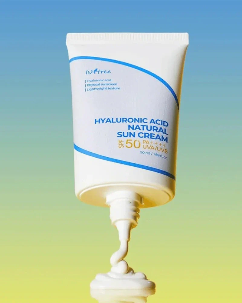 ISNTREE Hyaluronic Acid Natural Sun Cream SPF 50 - Image 2