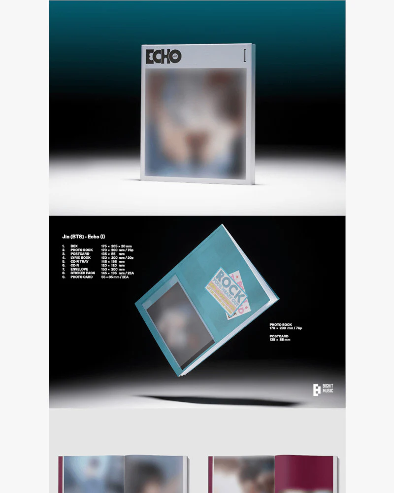 JIN (BTS) - 2nd mini album 'Echo' (3 Versions) - Image 2