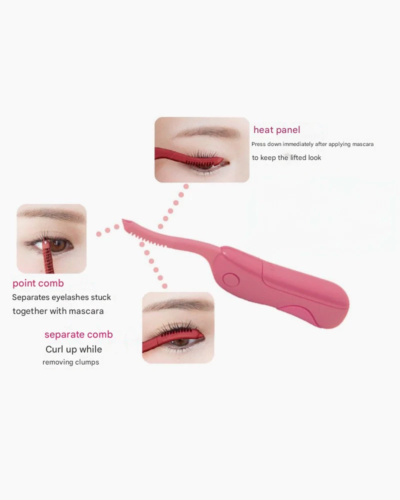 KAI Hot Eyelash Curler #Juicy Pink - Image 6