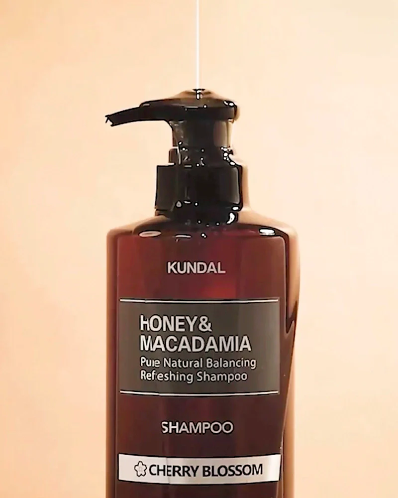 KUNDAL Honey & Macadamia Nature Shampoo #Cherry Blossom - Image 4