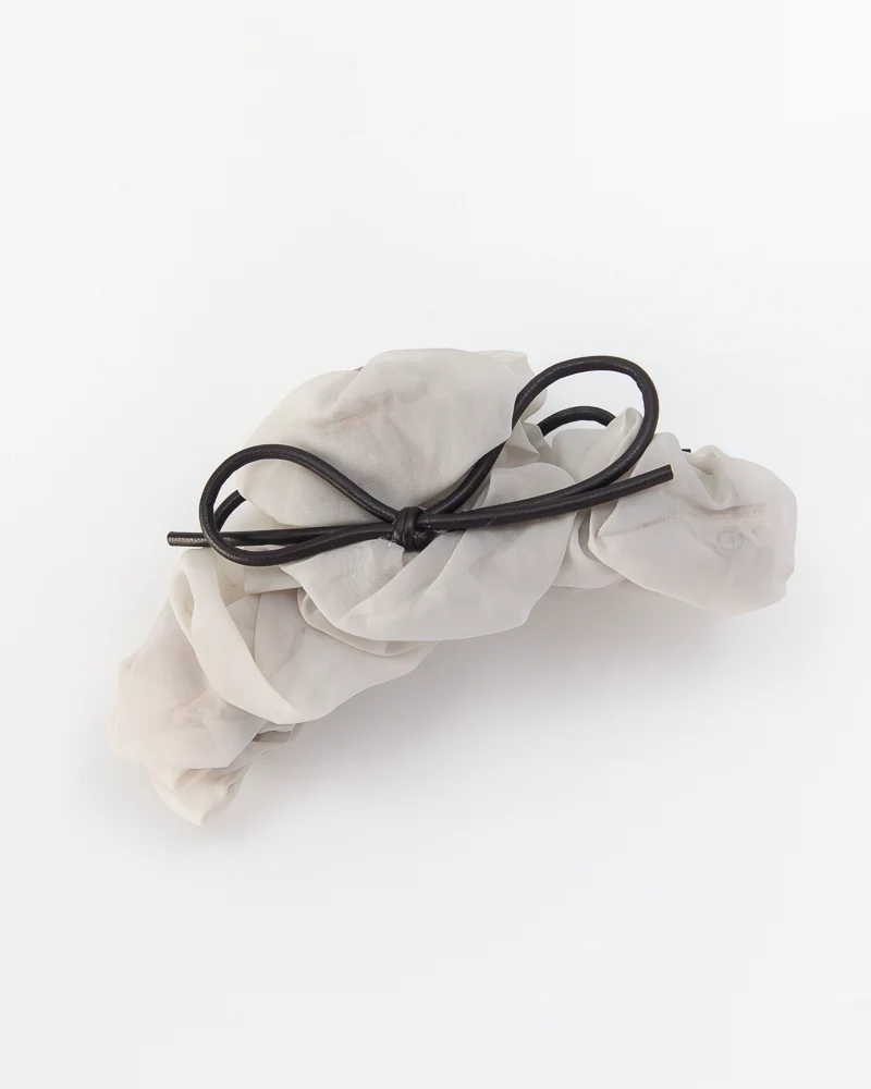 Leather Bow Claw Clip - Image 3