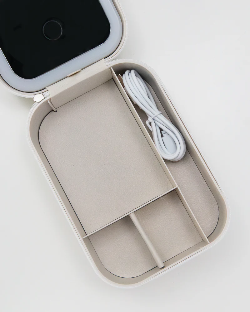 LED Mirror Makeup Foldable Box - Image 4