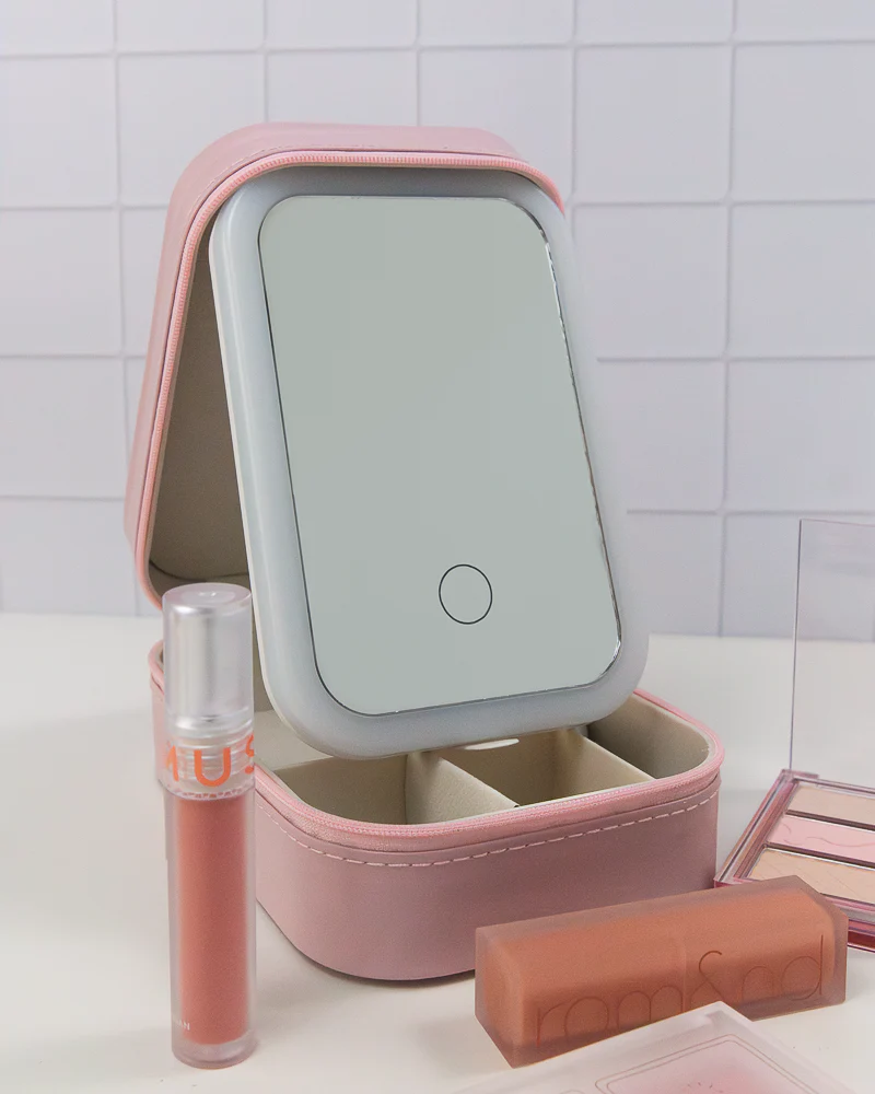 LED Mirror Makeup Foldable Box - Image 9