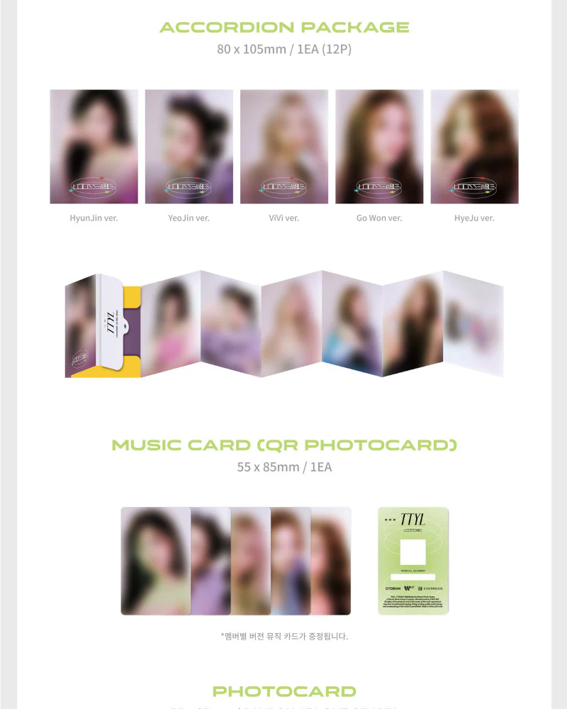 Loossemble - 3RD MINI ALBUM [TTYL] (EVER MUSIC ALBUM Ver.) (5 Versions) - Image 2