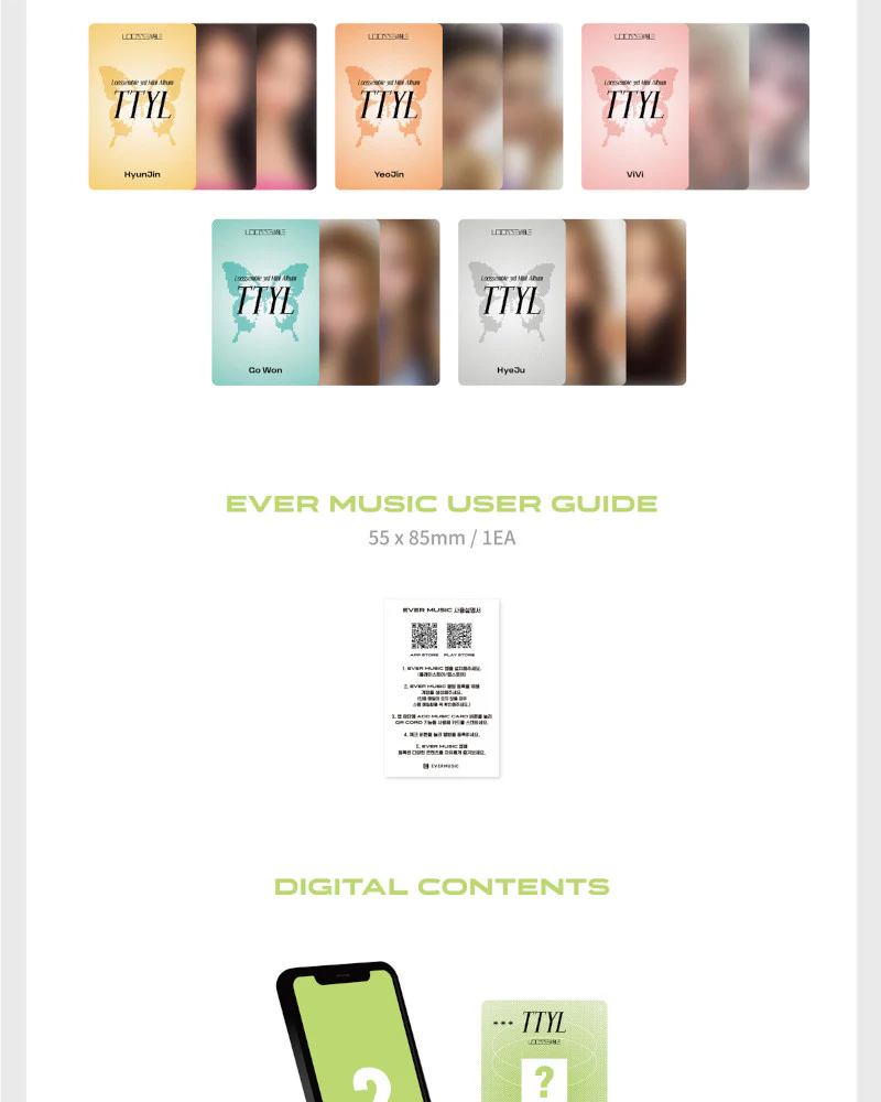 Loossemble - 3RD MINI ALBUM [TTYL] (EVER MUSIC ALBUM Ver.) (5 Versions) - Image 3