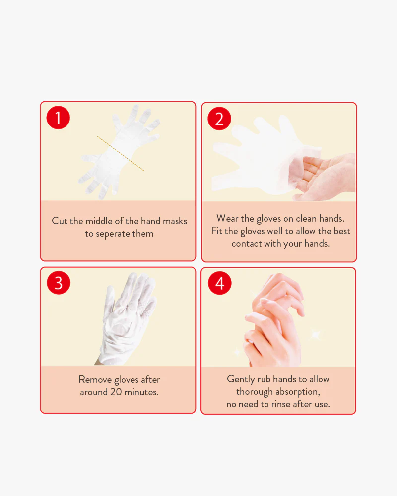Lucky Trendy Placenta Moist Hand Mask - Image 3