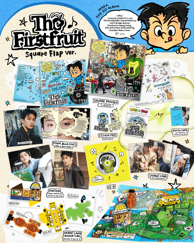 MARK - 1st Full Album [The Firstfruit] (Square Flap Ver.) (2 Versions) - Image 2