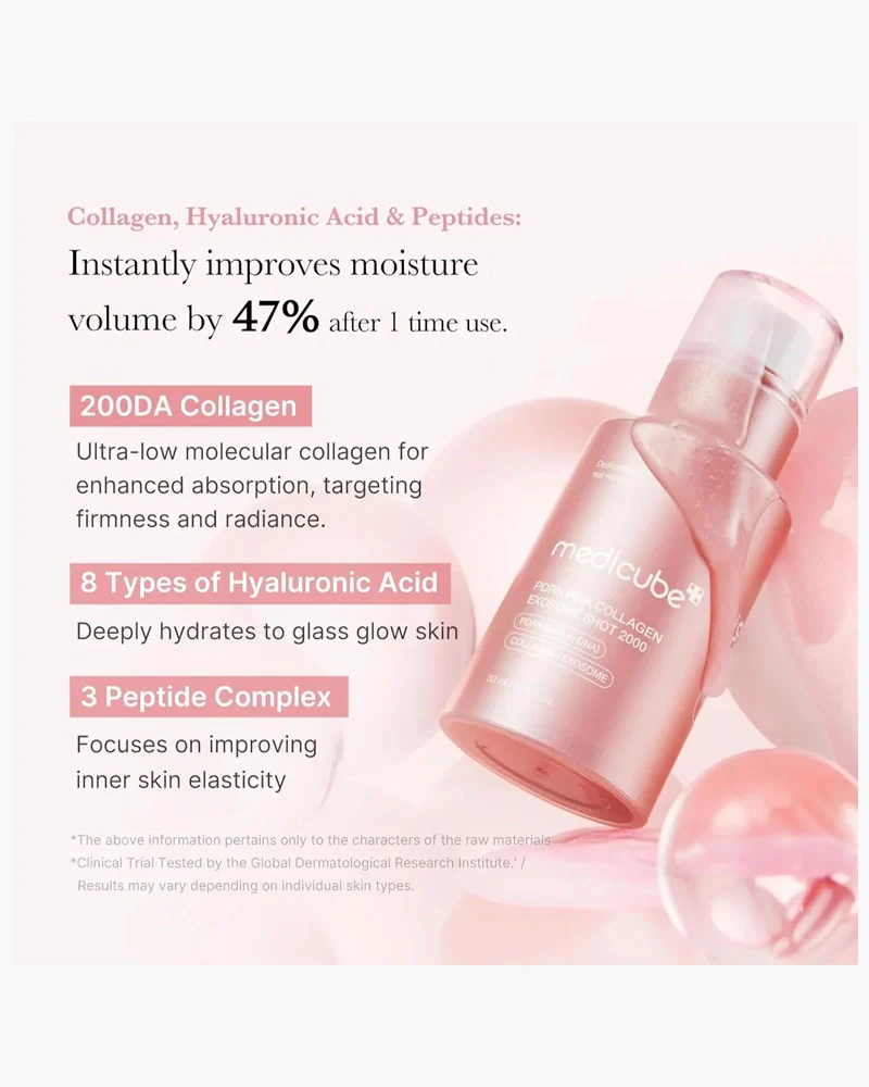 medicube PDRN Pink Collagen Exosome Shot 2000 - Image 5