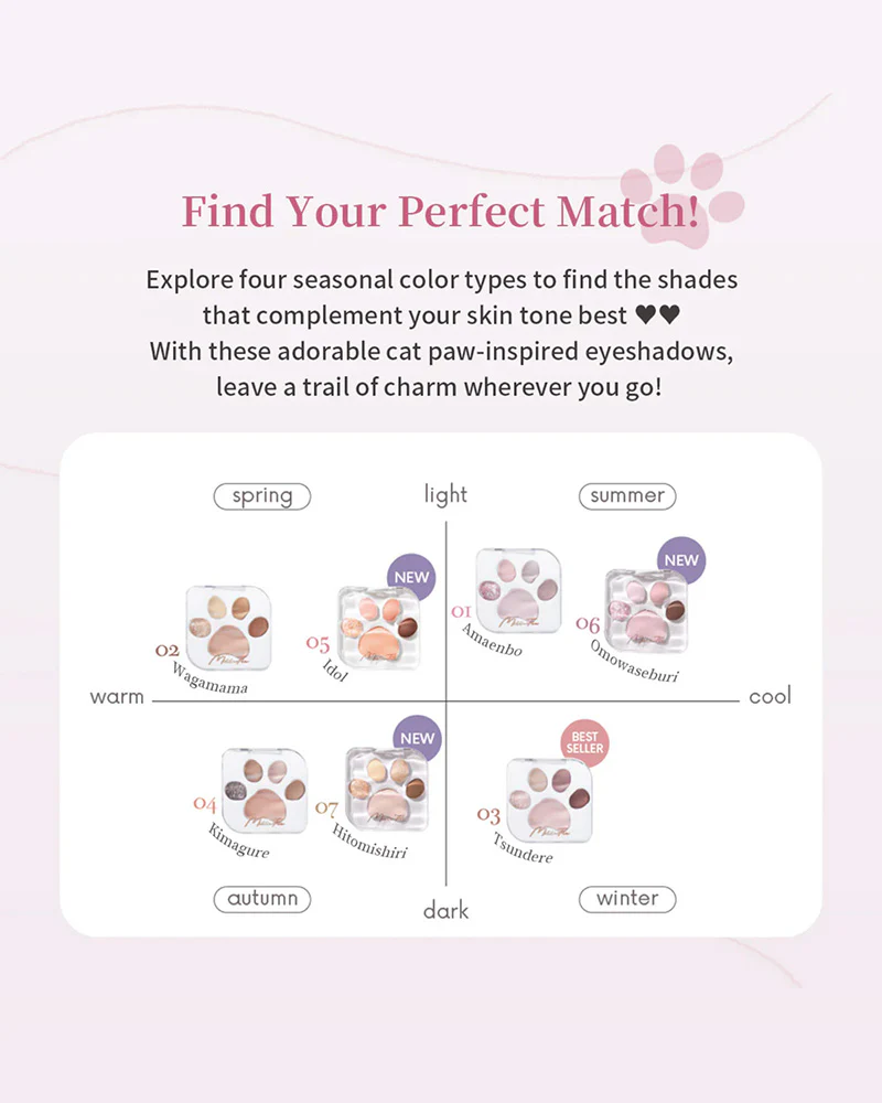 MilleFée Meow Paws Eyeshadow Palette - Image 4