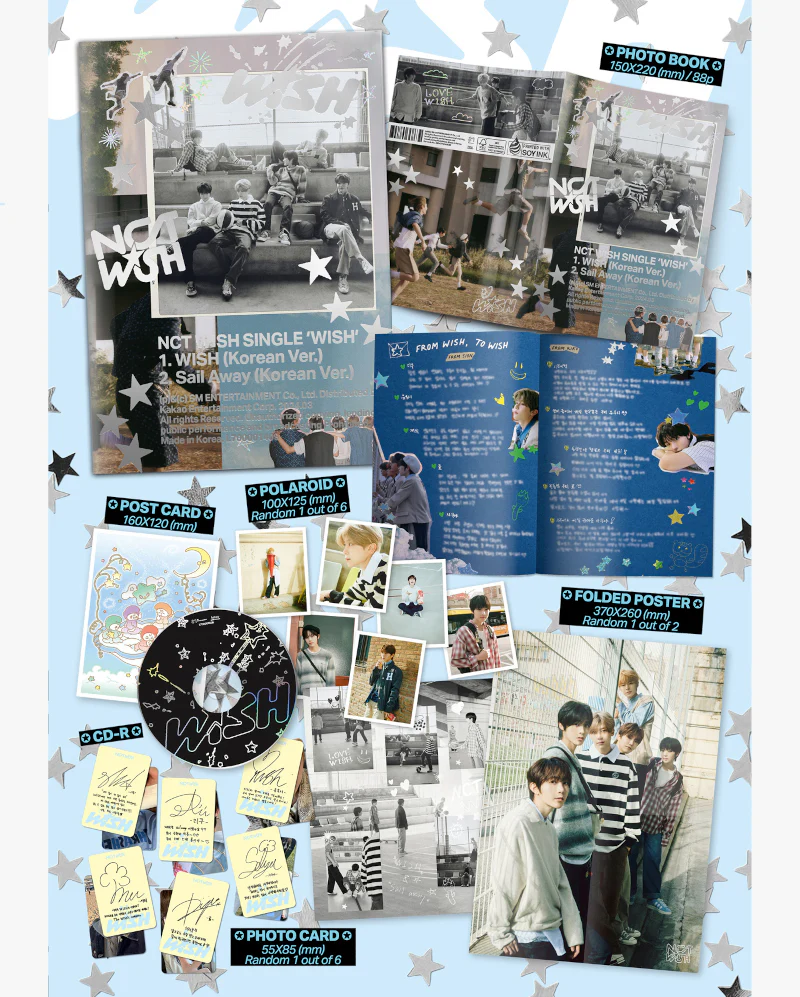 NCT WISH - 1ST SINGLE ALBUM [WISH] (Photobook Ver.) - Image 2