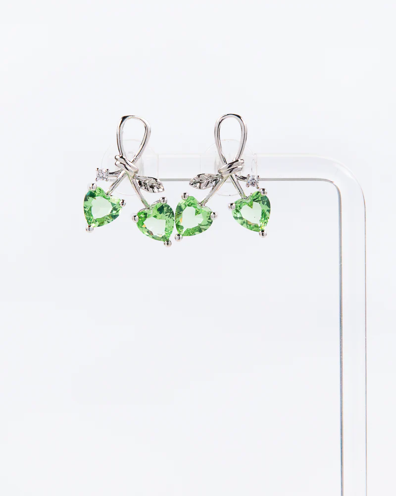 NYU NYU Lush Vine Heart Earrings