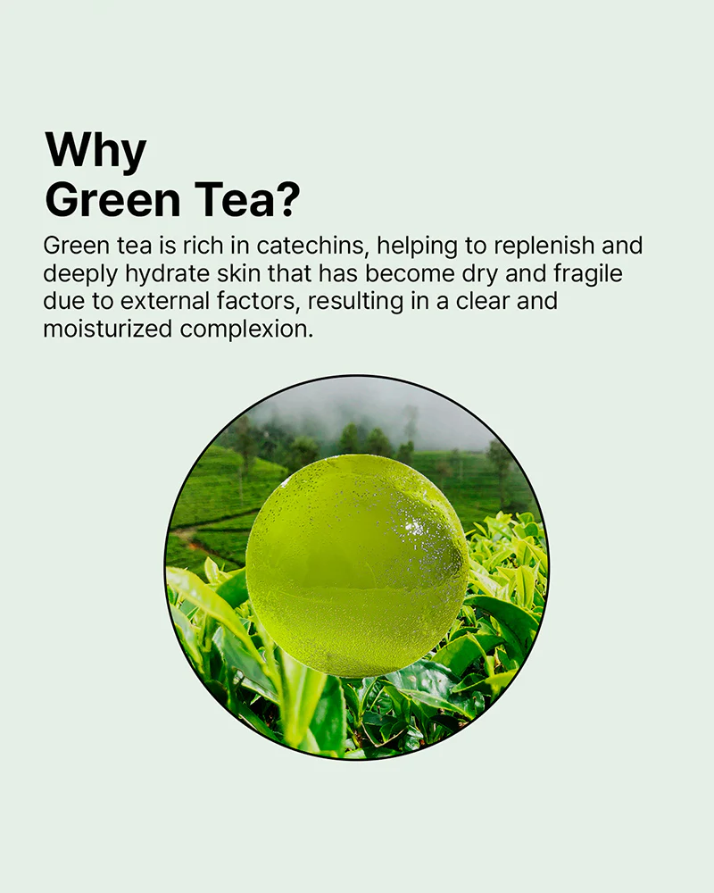 ongredients Jeju Green Tea Cleansing Ball 110g - Image 4
