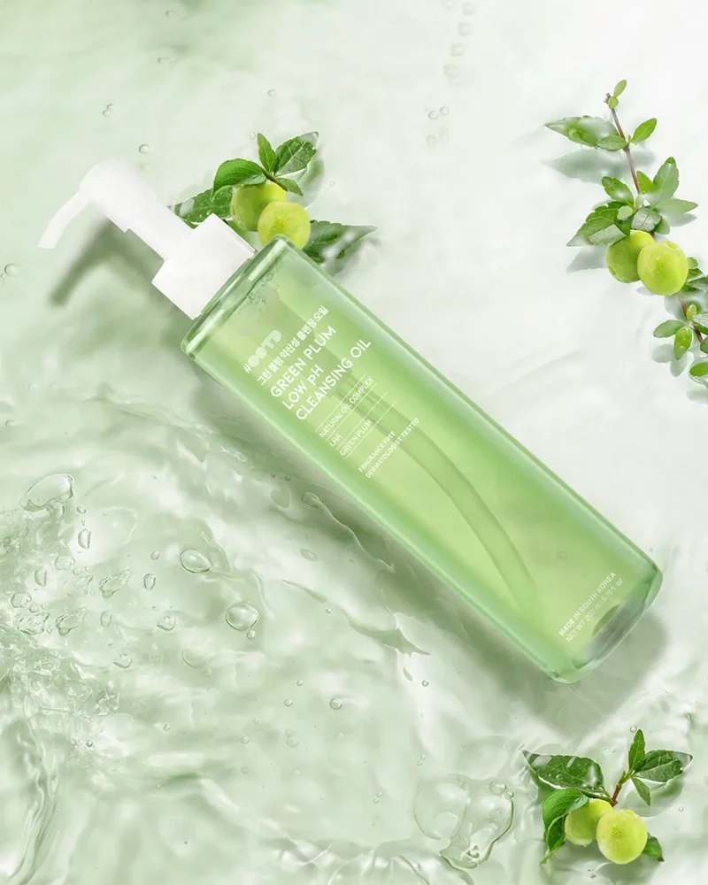 #OOTD Green Plum Low pH Cleansing Oil
