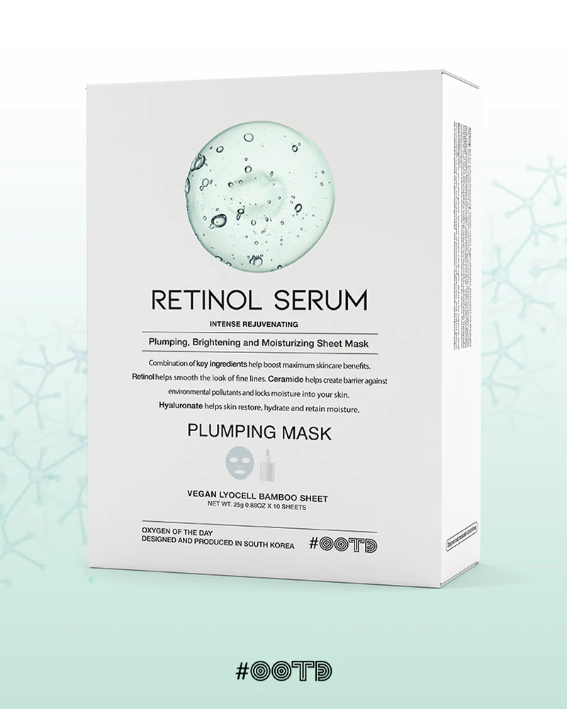 #OOTD Retinol Serum Plumping Mask - Image 2