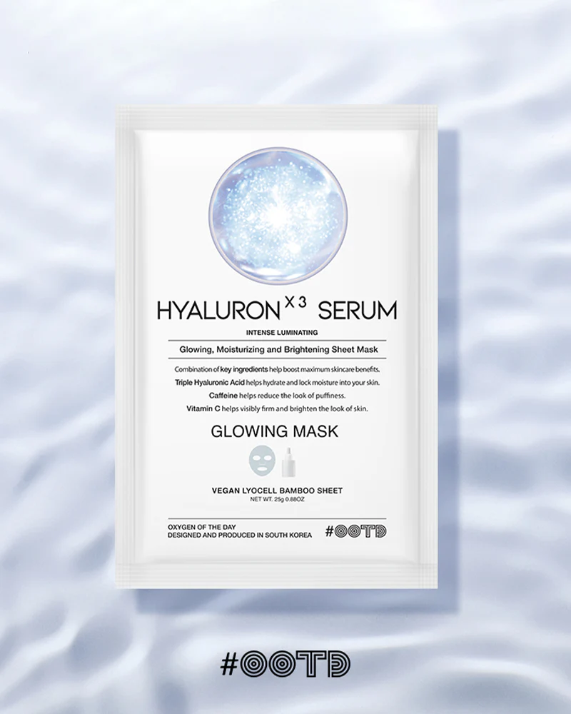 #OOTD Triple Hyaluron Acid Serum Glowing Mask