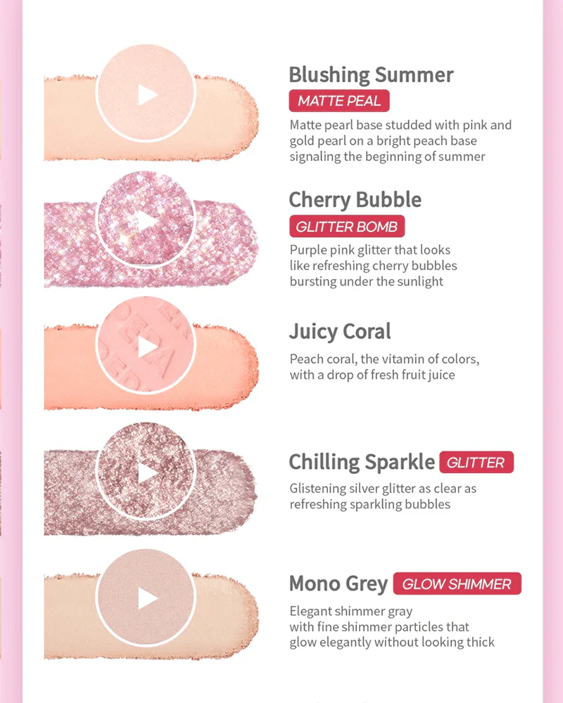 peripera All Take Mood Palette #Cherry Cool Rush - Image 6