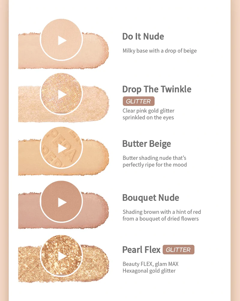 peripera All Take Mood Palette #Nude Flexxxxx - Image 6