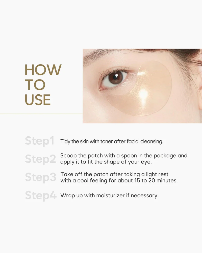 PETITFEE Gold Hydrogel Eye Patch - Image 3