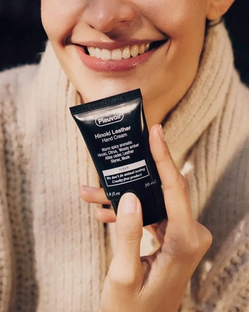 Pleuvoir Hand Cream #Hinoki Leather - Image 3