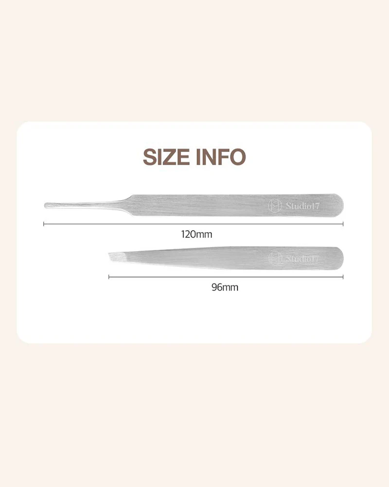 Studio 17 Makeup Tweezer Duo - Image 3