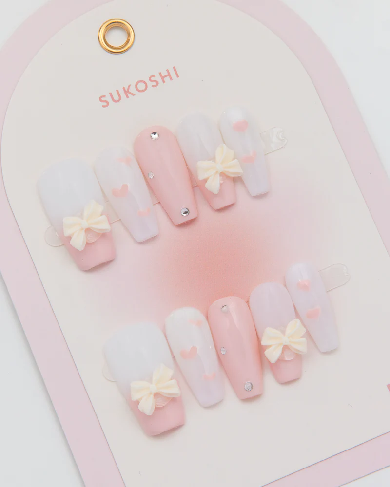 SUKOSHI Handmade Press-On Nails Ballet Princess
