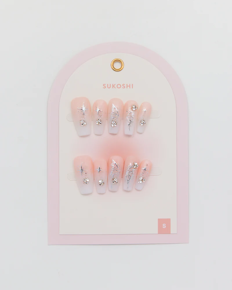 SUKOSHI Handmade Press-On Nails Butterfly Dreams - Image 2