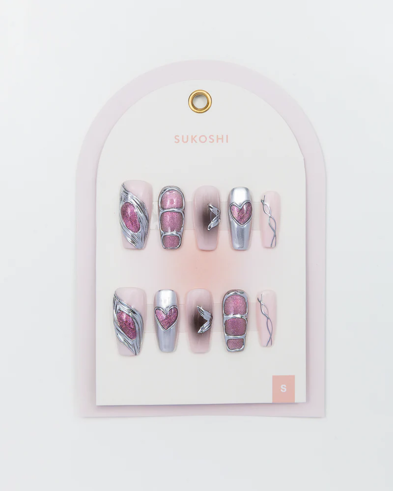 SUKOSHI Handmade Press-On Nails Y2K Princess - Image 2