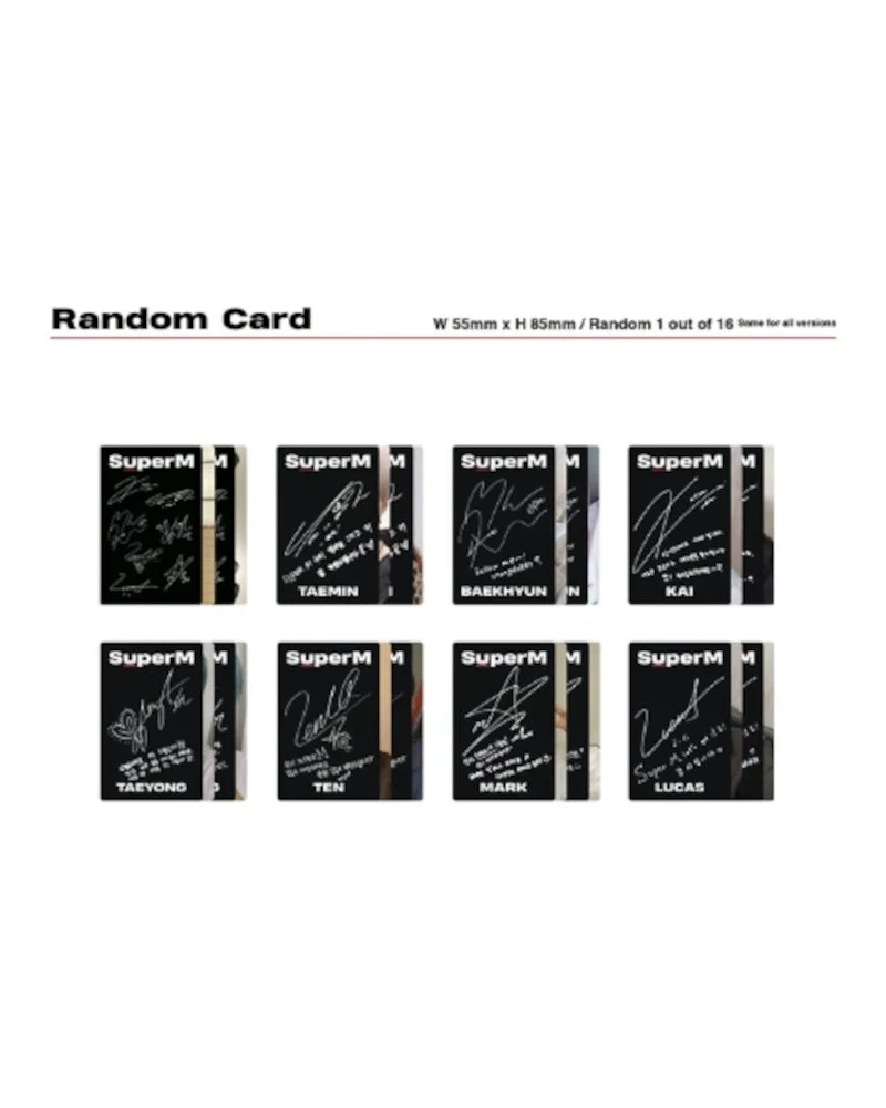 SUPERM - SUPERM (1ST Mini Album) RANDOM VER. - Image 6