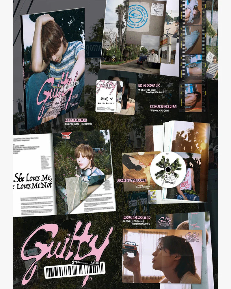 TAEMIN (SHINee) - 4TH MINI ALBUM [Guilty] (Photobook Ver.) (2 Versions) - Image 3