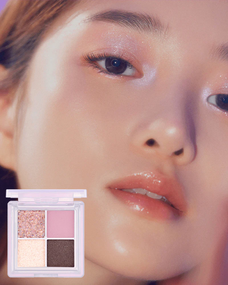 TWINKLE POP by CLIO Pearl Flex Glitter Eye Palette #05 HEY, BORA - Image 2