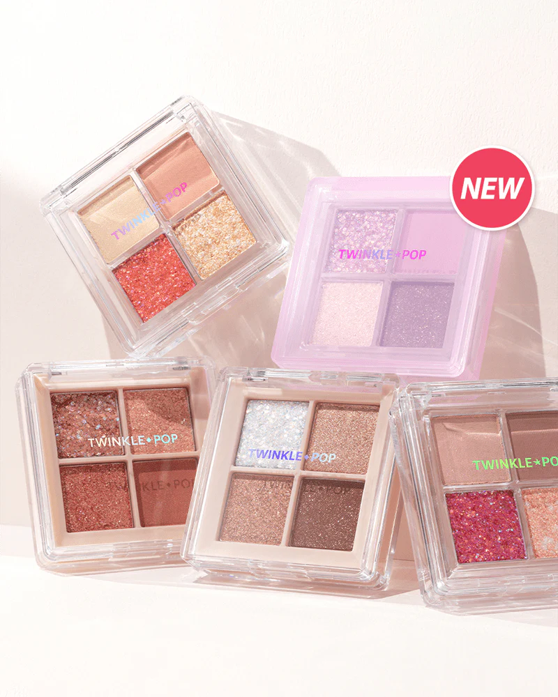 TWINKLE POP by CLIO Pearl Flex Glitter Eye Palette #05 HEY, BORA - Image 6