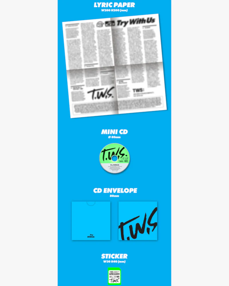 TWS - 3rd mini album ‘TRY WITH US’ (Compact Ver.) (7 Random Versions) - Image 4
